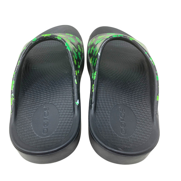 OOFOS Ooahh Slide Sandal Limited Edition Irish Shamrocks EU Sz 37 US Women 6 - Picture 6 of 8